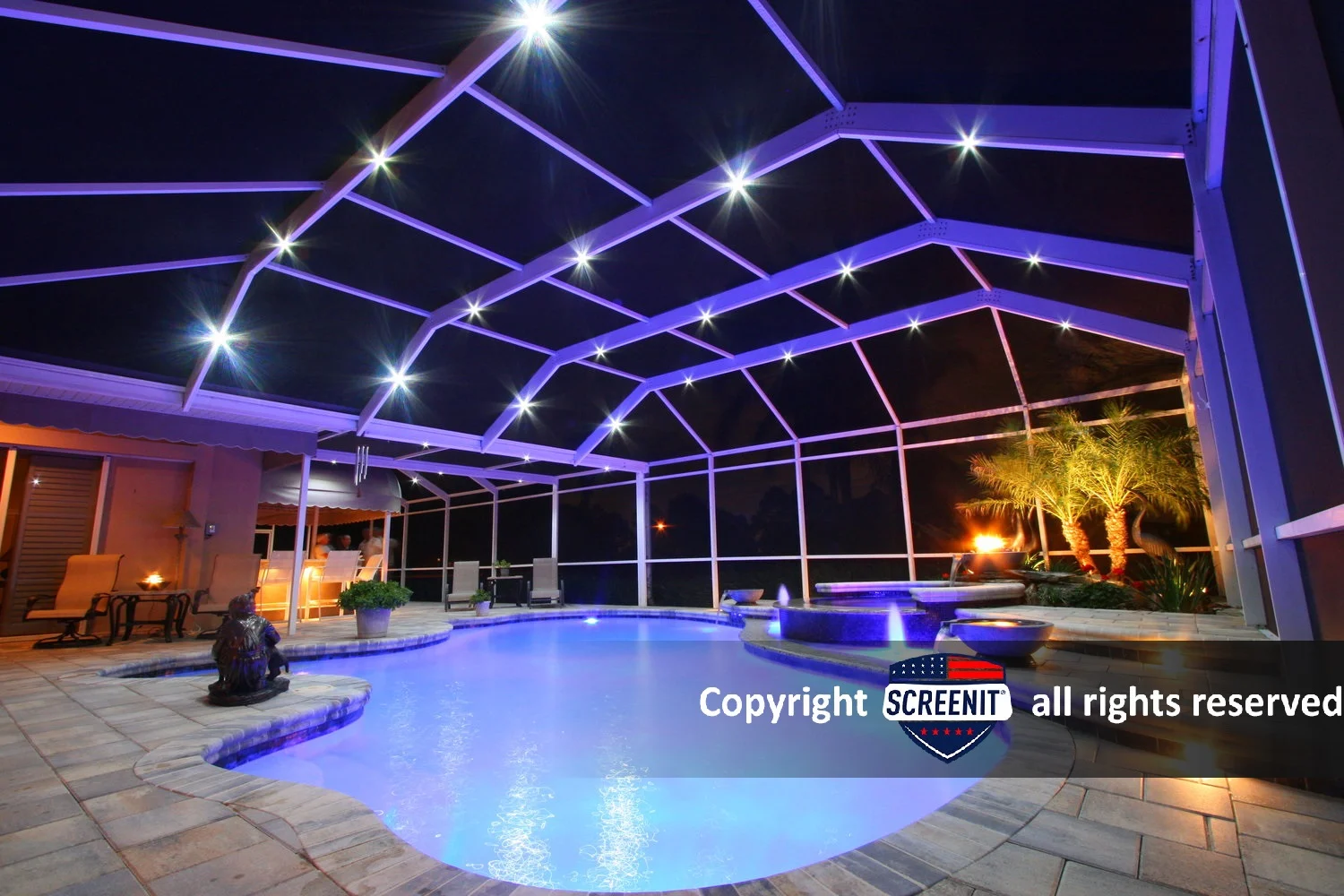 Pool Cage Lighting